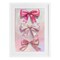 Stupell Industries Blush And Satin Bows Framed Print Under Glass, design by Annabelle Hall